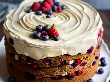 Berry Layer Magic Cake