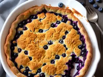 Best Ever Blueberry Cobbler