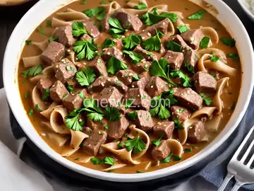 Best Ever Russian Beef Stroganoff