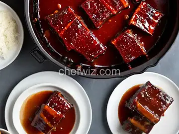 Best Pressure Cooker Sticky BBQ Ribs Ever