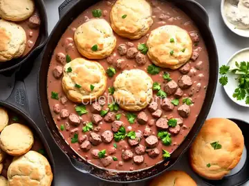 Best Sausage Gravy and Biscuits