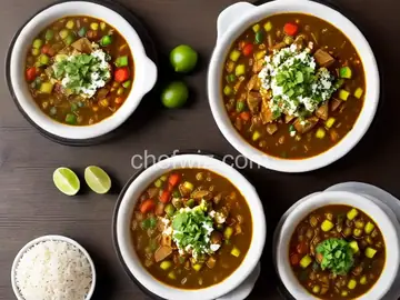 Big Pappy's Posole Verde with Tomatillos