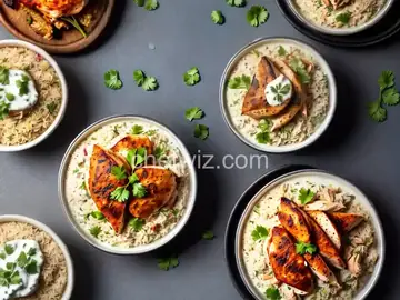 Biryani with Yogurt Marinated Chicken