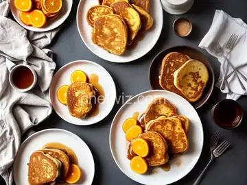 Biscuit French Toast with Cinnamon-Orange Cane Syrup
