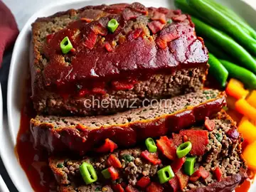 Bison Meatloaf with Green Chile and Bacon