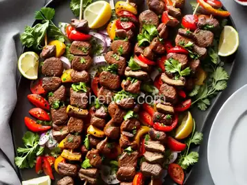 Bison Souvlaki Skewers