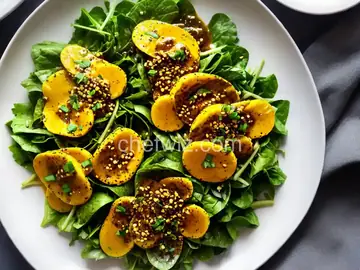 Bitter Greens With Sweet Mustard Vinaigrette