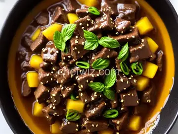 Bitter Melon and Black Bean Sauce Beef