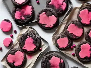 Black & Pink Cookies
