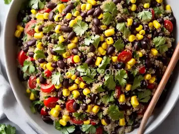 Black Bean, Corn, and Quinoa Salad
