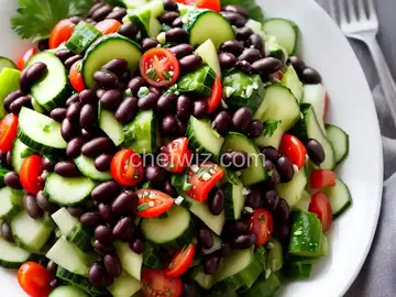 Black Bean and Cucumber Salad