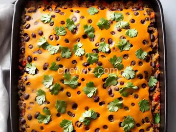 Black Bean and Quinoa Enchilada Bake