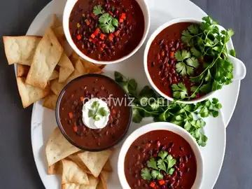 Black Bean and Salsa Soup
