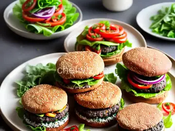 Black Bean and Soy Veggie Burgers