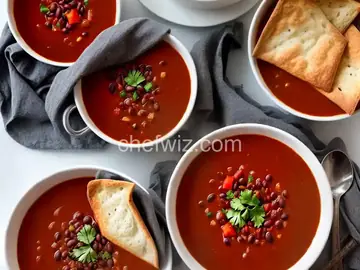Black Bean and Tomato Soup