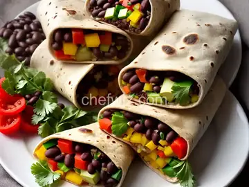 Black Bean and Vegetable Burritos