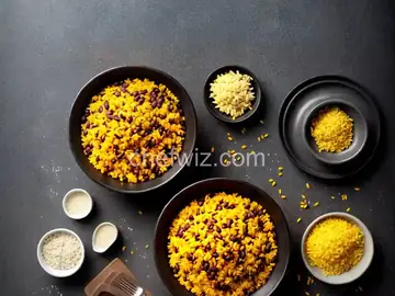 Black Beans, Corn, and Yellow Rice