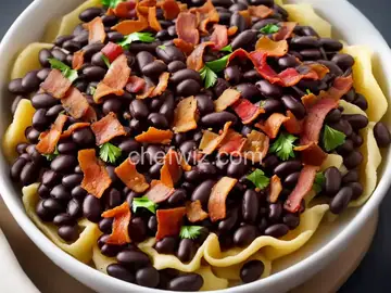 Black Beans with Bacon