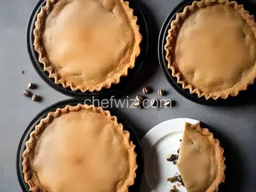 Black-Bottom Hazelnut Pie