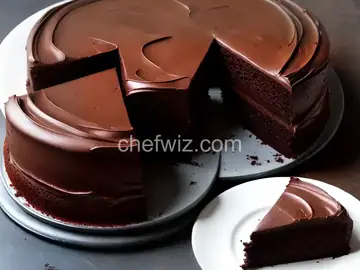 Black Chocolate Cake
