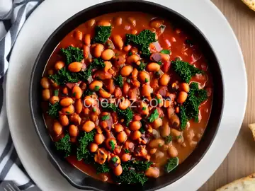 Black-Eyed Pea Masala With Kale