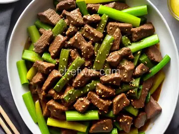 Black Pepper Beef and Celery Stir-Fry