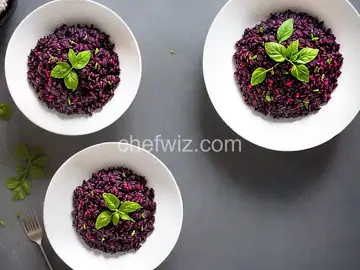 Black Rice Risotto