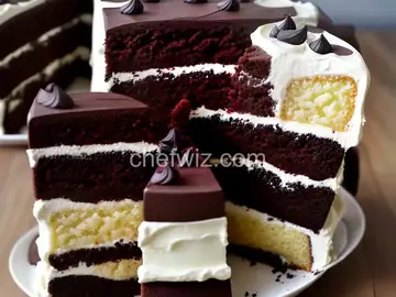 Black-and-White Layer Cake