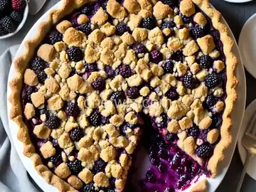 Blackberry Crumble Pie