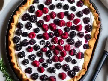 Blackberry Curd Tart