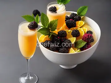 Blackberry-Lime Mimosa