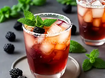 Blackberry-Mint Julep Margarita