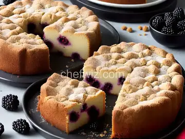Blackberry Sour Cream Coffee Cake