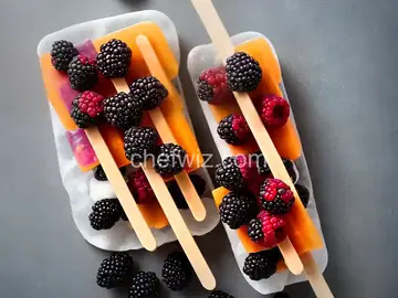 Blackberry-Tahini Ice Pops