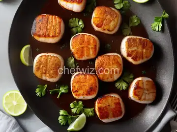 Blackened Sea Scallops