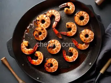 Blackened Shrimp on the Blackstone