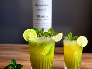 Blended Golden Mojito
