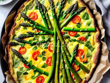 Blistered Asparagus Frittata