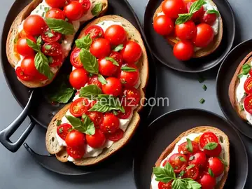 Blistered Cherry Tomato Toast