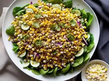 Blistered Corn and Scallion Salad