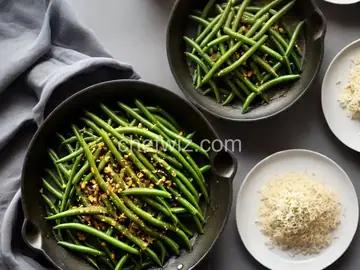 Blistered Green Beans with Garlic