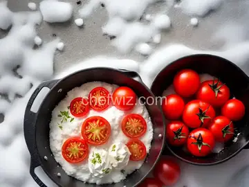 Blistered Tomatoes in the Snow