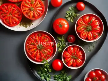 Blistered Tomatoes with Herbs