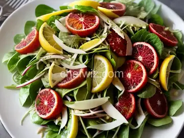 Blood Orange, Fennel and Avocado Salad with Lemon Citronette