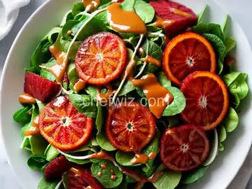 Blood Orange Salad with Caramel Dressing