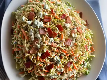 Blue Cheese-Bacon Coleslaw