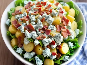 Blue Cheese and Bacon Potato Salad