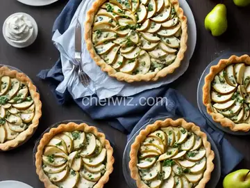 Blue Cheese and Pear Tartlets
