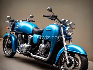 Blue Motorcycle