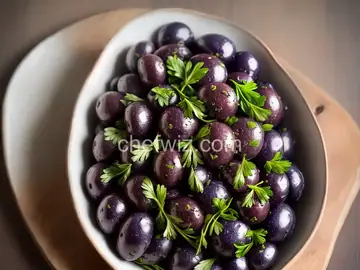 Blue Potatoes Mashed with Roasted Garlic